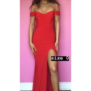 Red prom dress